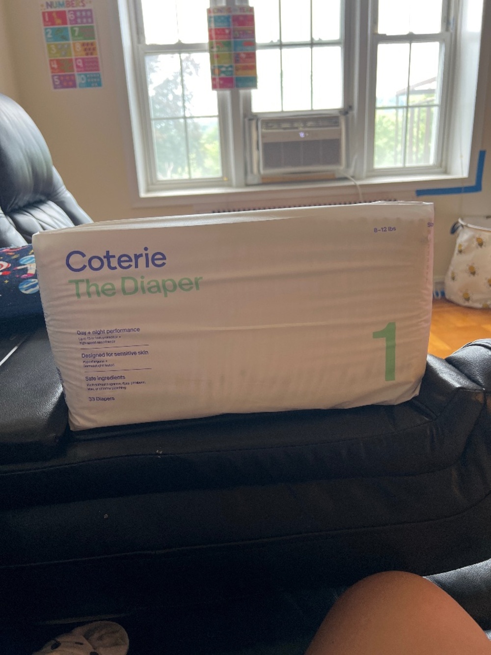 Brand new in box coterie size 1 diapers